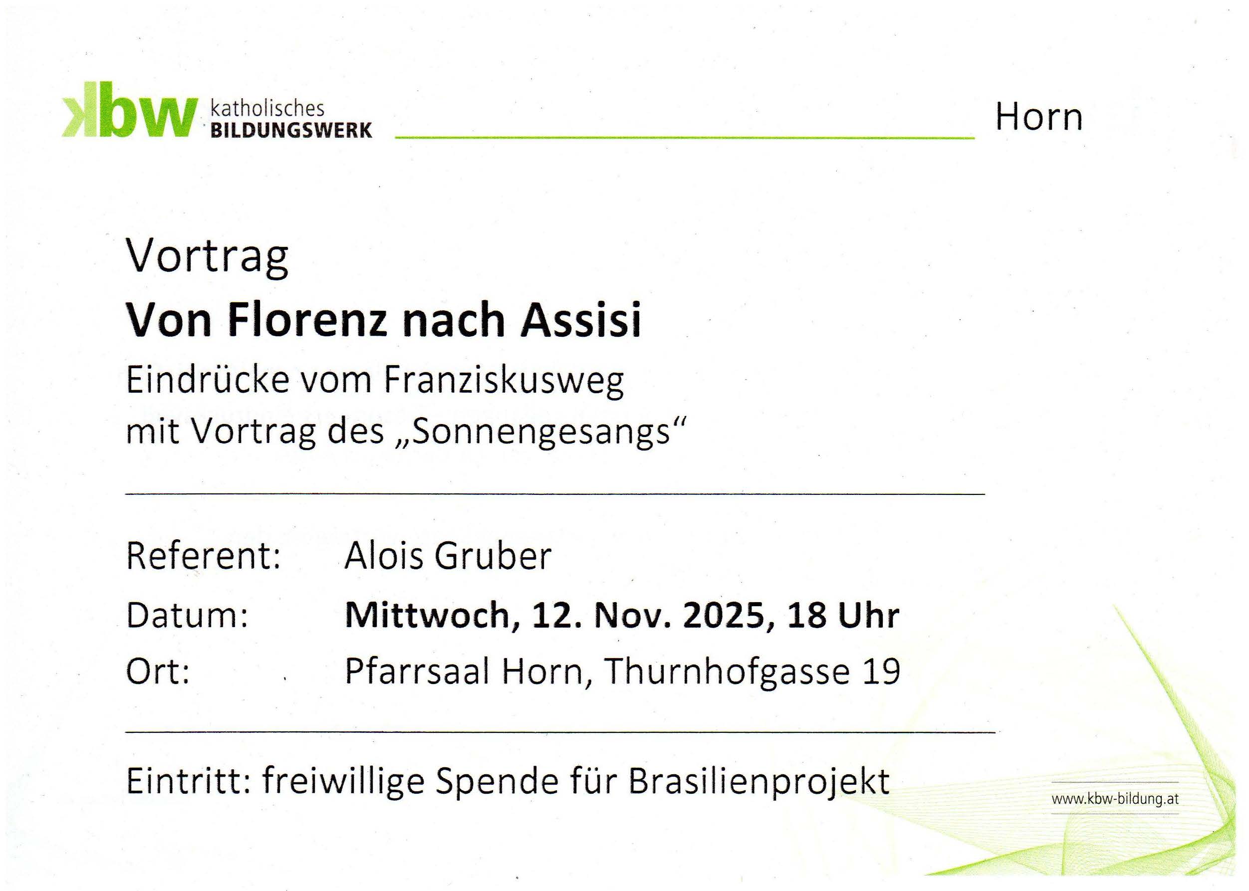 Von Florenz nach Assisi